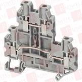 SCREW TERMINAL, DOUBLE LEVEL, 4 POINTS, 4MMÂ² , GREY