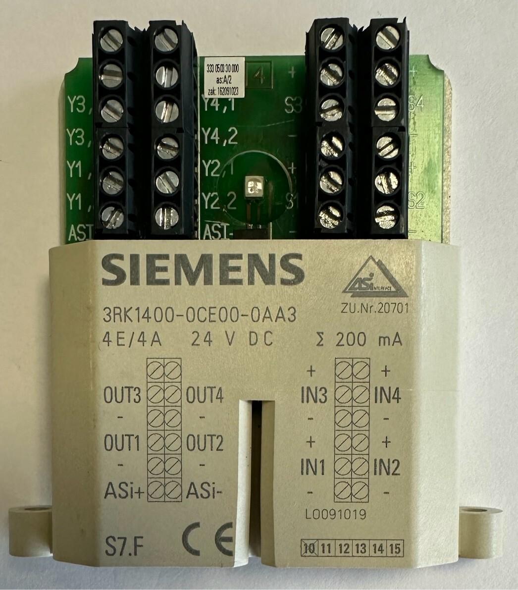 AS-I MOD, 4IN/4OUT, 200MA, PNP, SCREW TERM