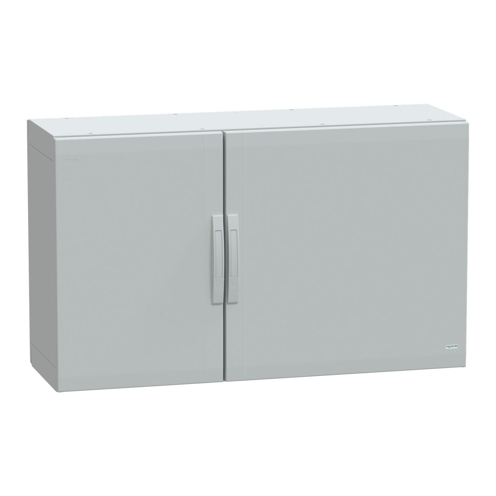 Floor standing polyester enclosure, Thalassa PLA, plain door, completely sealed, 750x1250x420mm, IP65, IK10