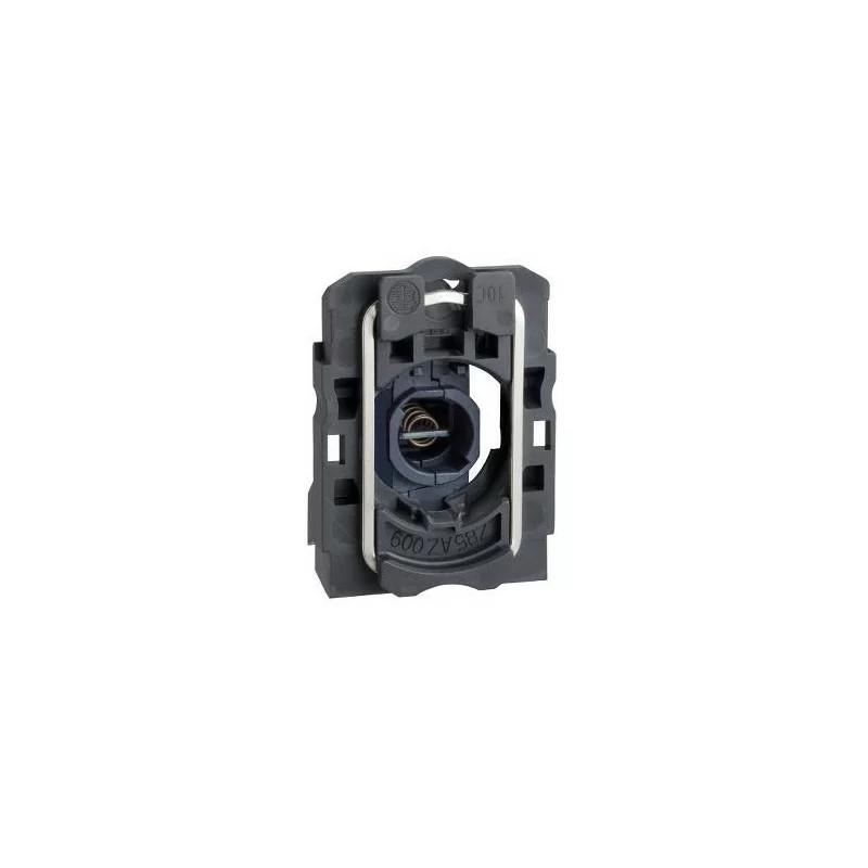 Light block with body fixing collar, Harmony XB5, plastic, for BA9s bulb, lt 250V