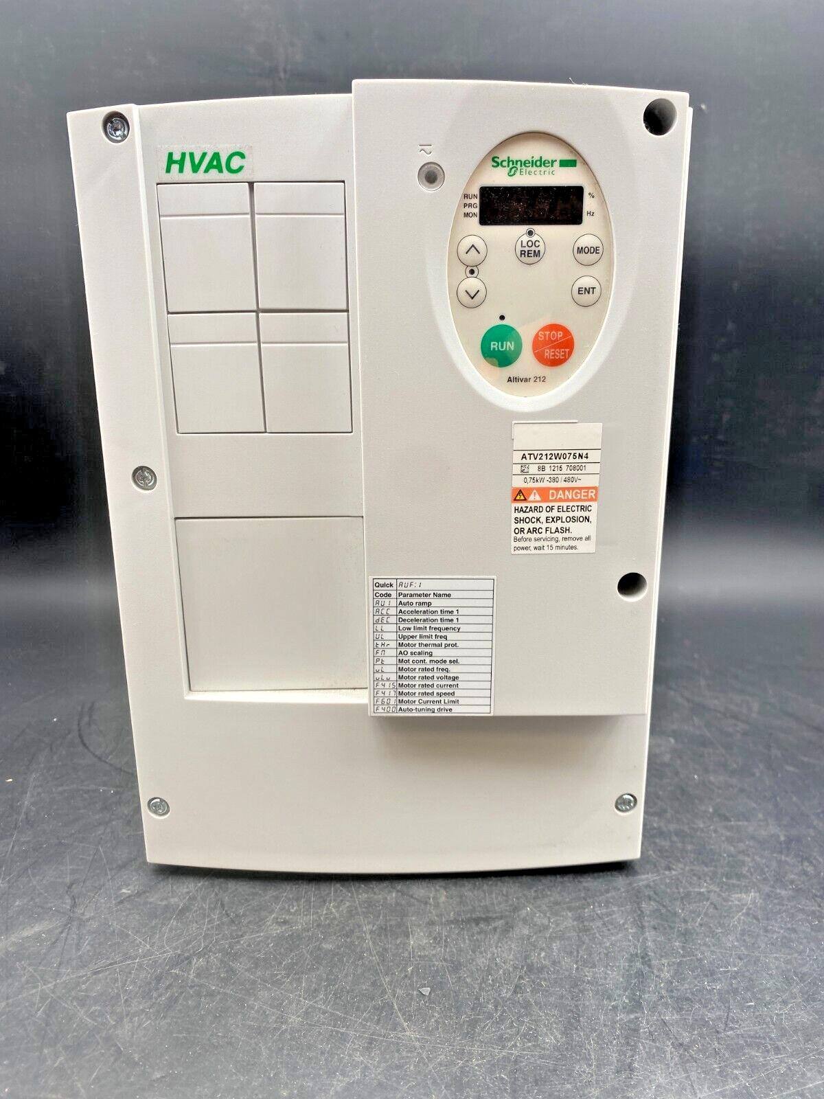 variable speed drive, Altivar 212, 0.75kW, 1hp, 480V, 3 phases, with EMC class C2, IP55