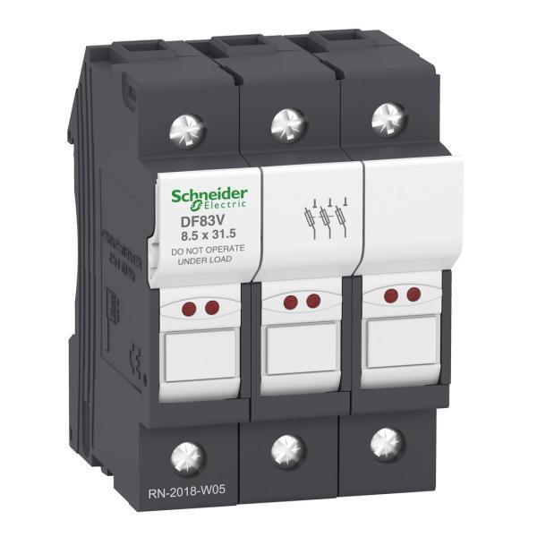 Partie inférieure de fusible DF83V pôles DIN