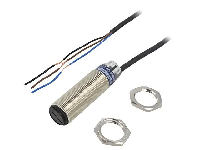 Photoelectric sensors XU, XUB, diffuse, Sn 0.6 m, 12...24 VDC, cable 2 m