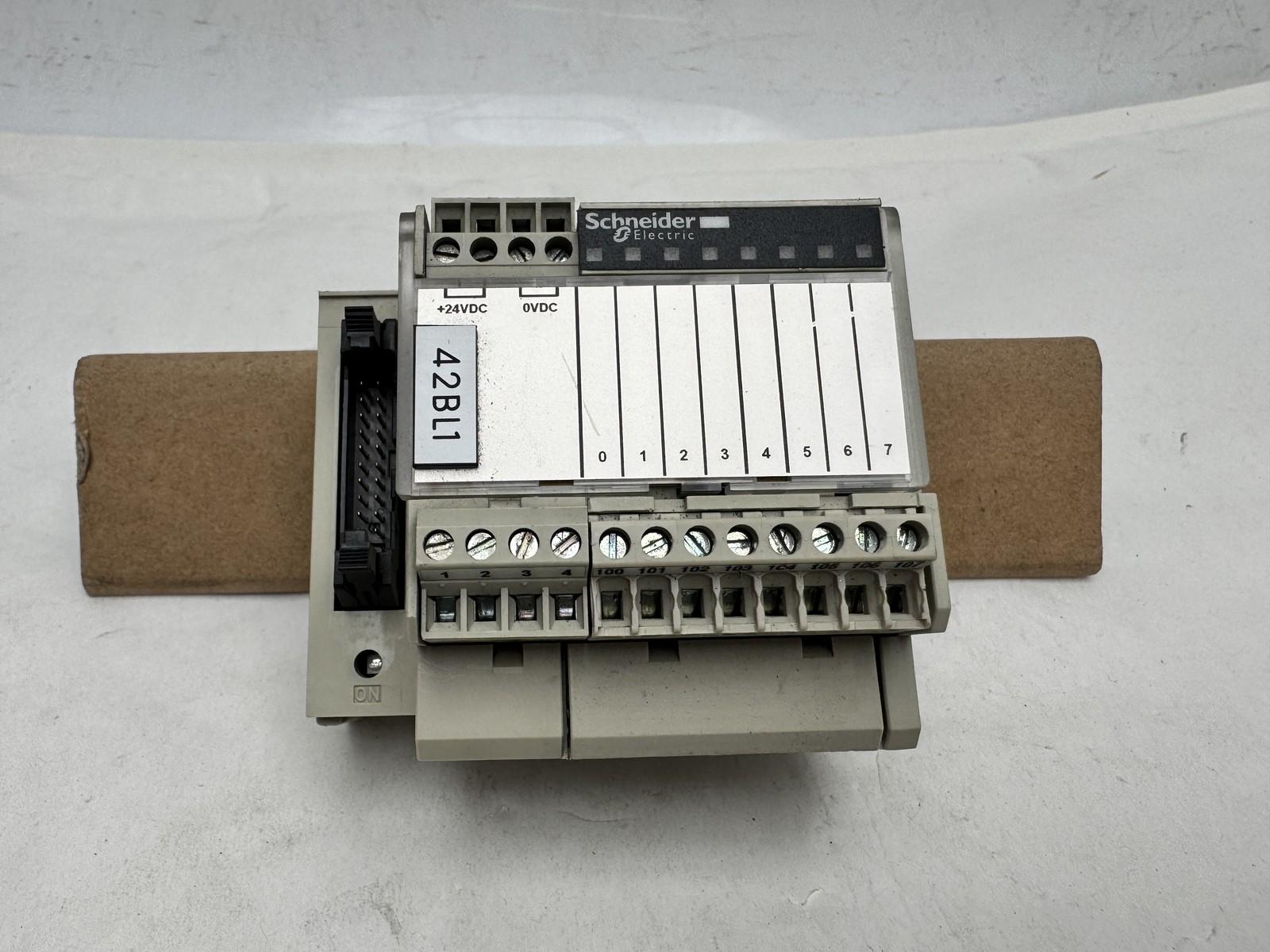sub-base - soldered electromechanical relays ABE7 - 8 channels - relay 5 mm