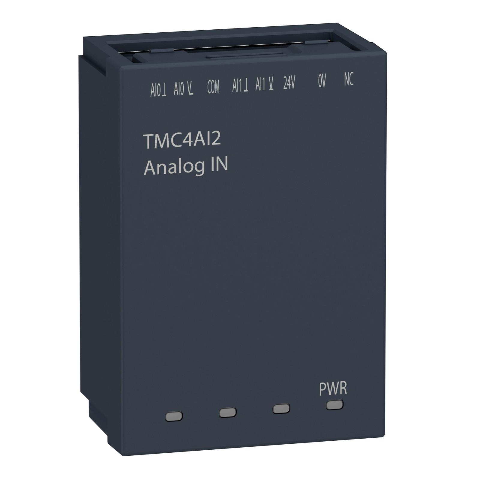 analogue input cartridge, Modicon M241, 2 analog current inputs