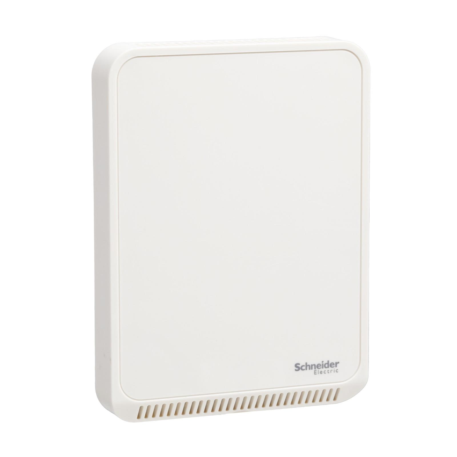 Sensor, SpaceLogic SLA Series, air quality, CO2, temperature, room, analog outputs, matte white housing