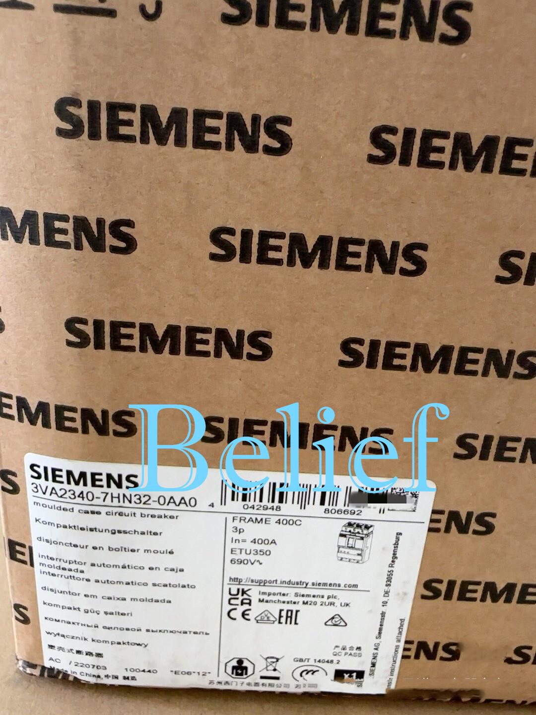 BRKR 3VA23 3P 400A 110KA ETU3-LSI NUT
