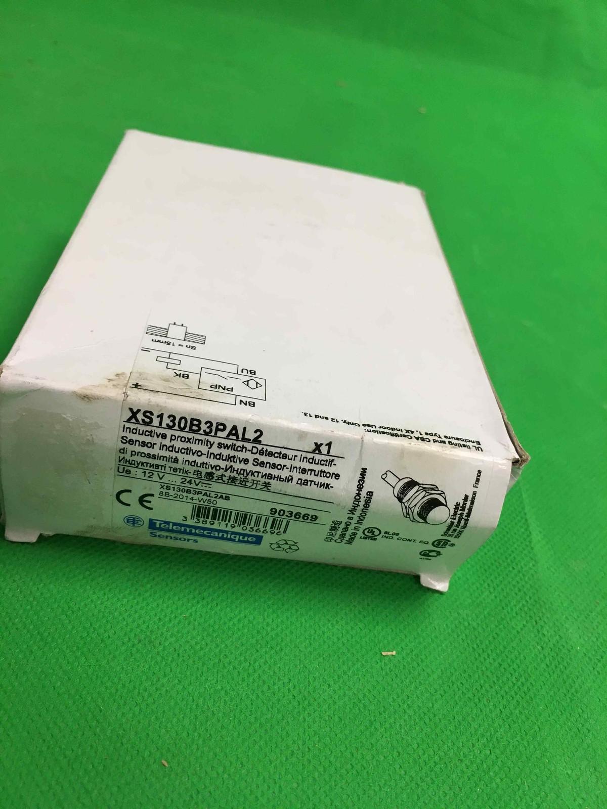inductive sensor XS1 M30, L45mm, brass, Sn15mm, 12..24VDC, cable 2 m