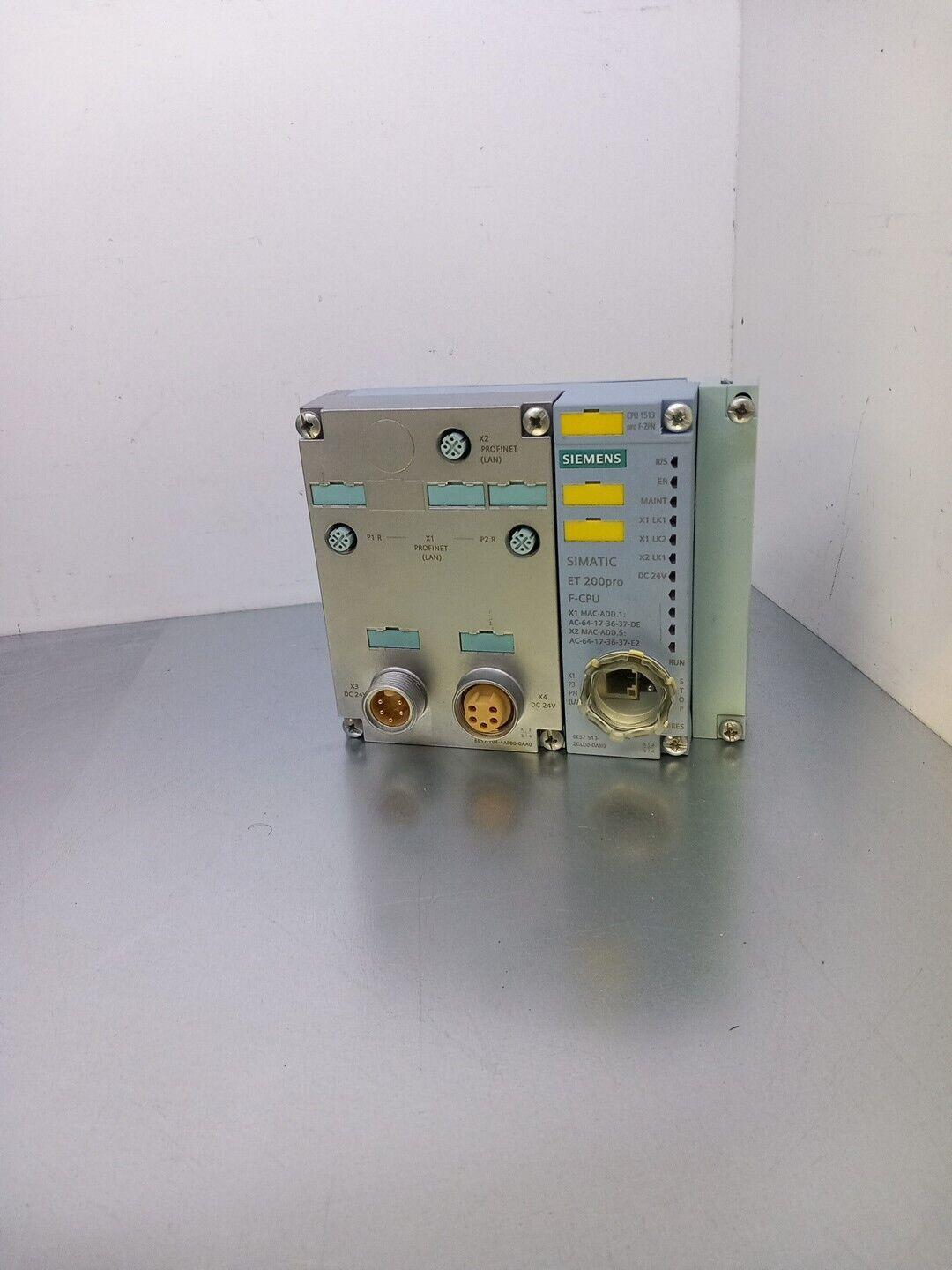 ET 200pro: CPU 1513pro F-2 PN