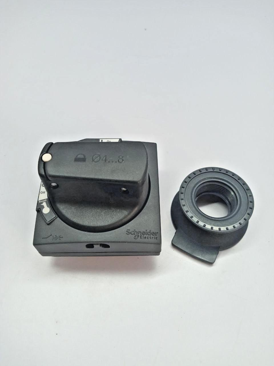 Rotary handle,TeSys Deca Frame 2/3,TeSys Ulta,IP54,black handle,with trip indication