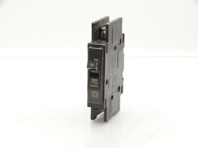Mini circuit breaker, QOU, 10A, 1 pole, 120/240VAC, 10kA