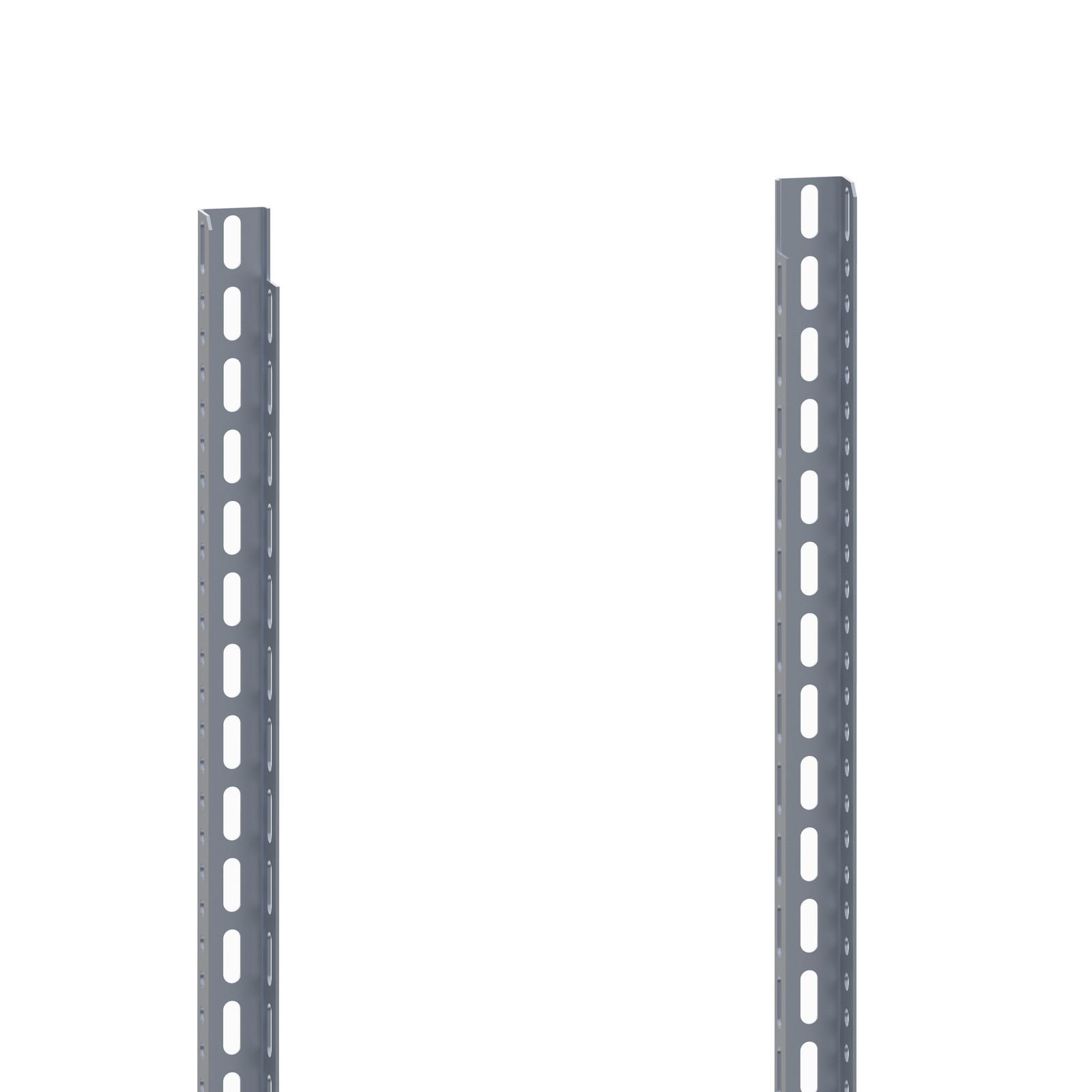 Vertical steel rail, height 1200mm. Packaging unit: 2 pieces.