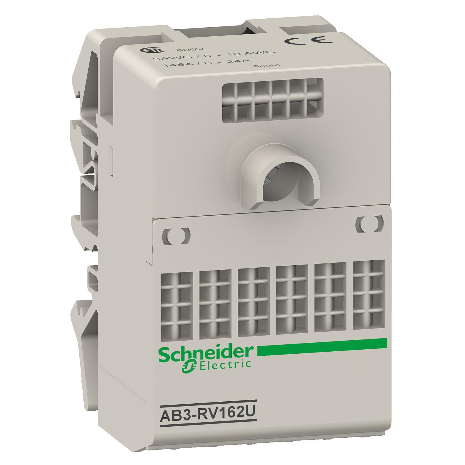 Terminal block, Linergy TR, clip on mounting, splitter block