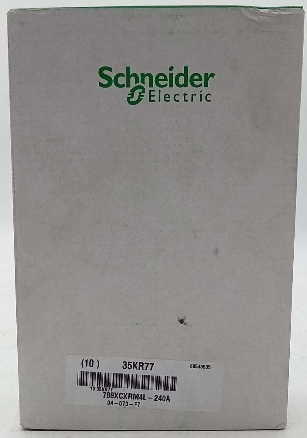General purpose relay, SE Relays, 788R, 3PDT, 10A, 240 VAC, Quick terminal, clear cover with LED, lock push button