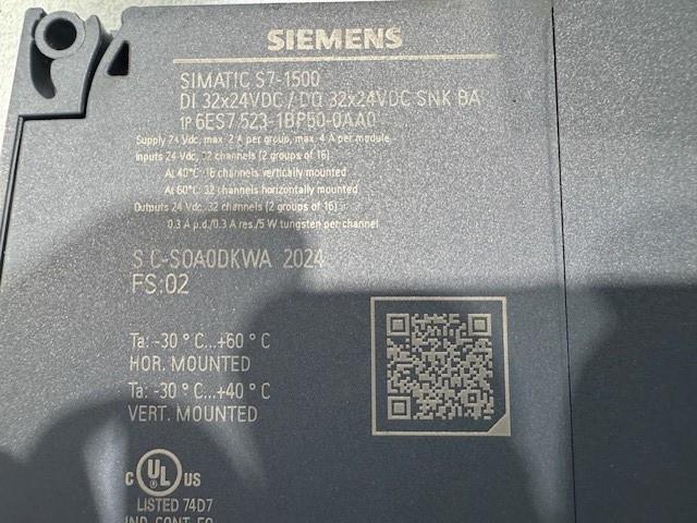 S7-1500. DI 32x24VDC/DQ 32x24VDC/0.3A BA
