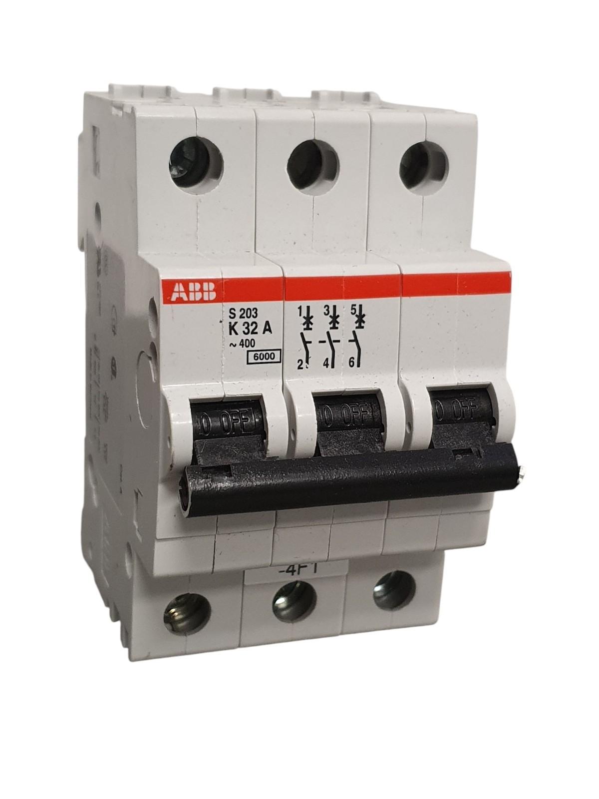 S203-K32 Miniature Circuit Breaker - 3P - K - 32 A