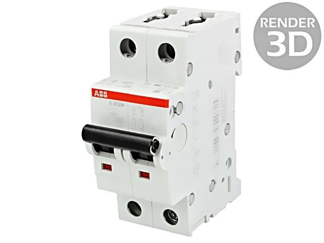 S202M-K2 Miniature Circuit Breaker - 2P - K - 2 A