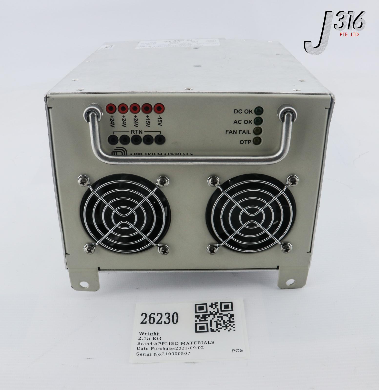 26230 POWER SUPPLY BOX, AMAT 0190-26767 PARTS) 101294-01
