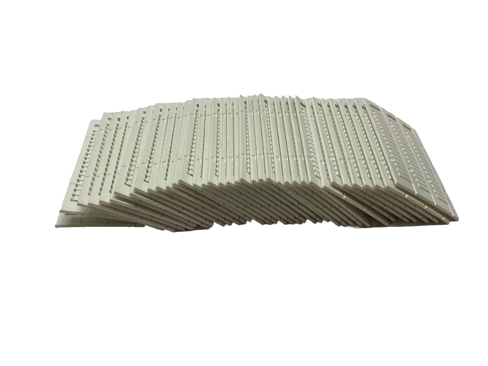 RC510TT Terminal Block Markers - Blank card - White - Polycarbonate