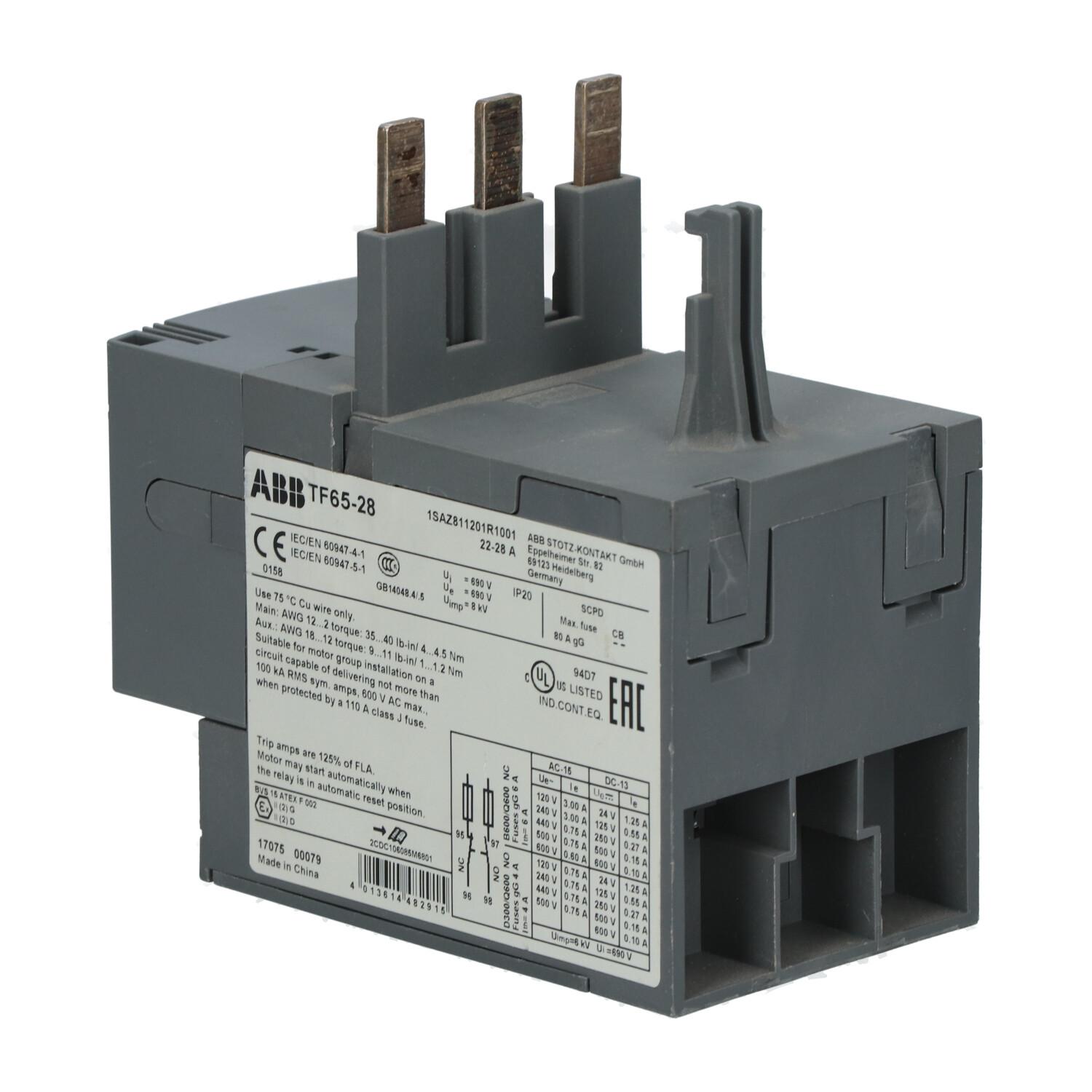 TF65-28 Thermal Overload Relay 22 ... 28 A