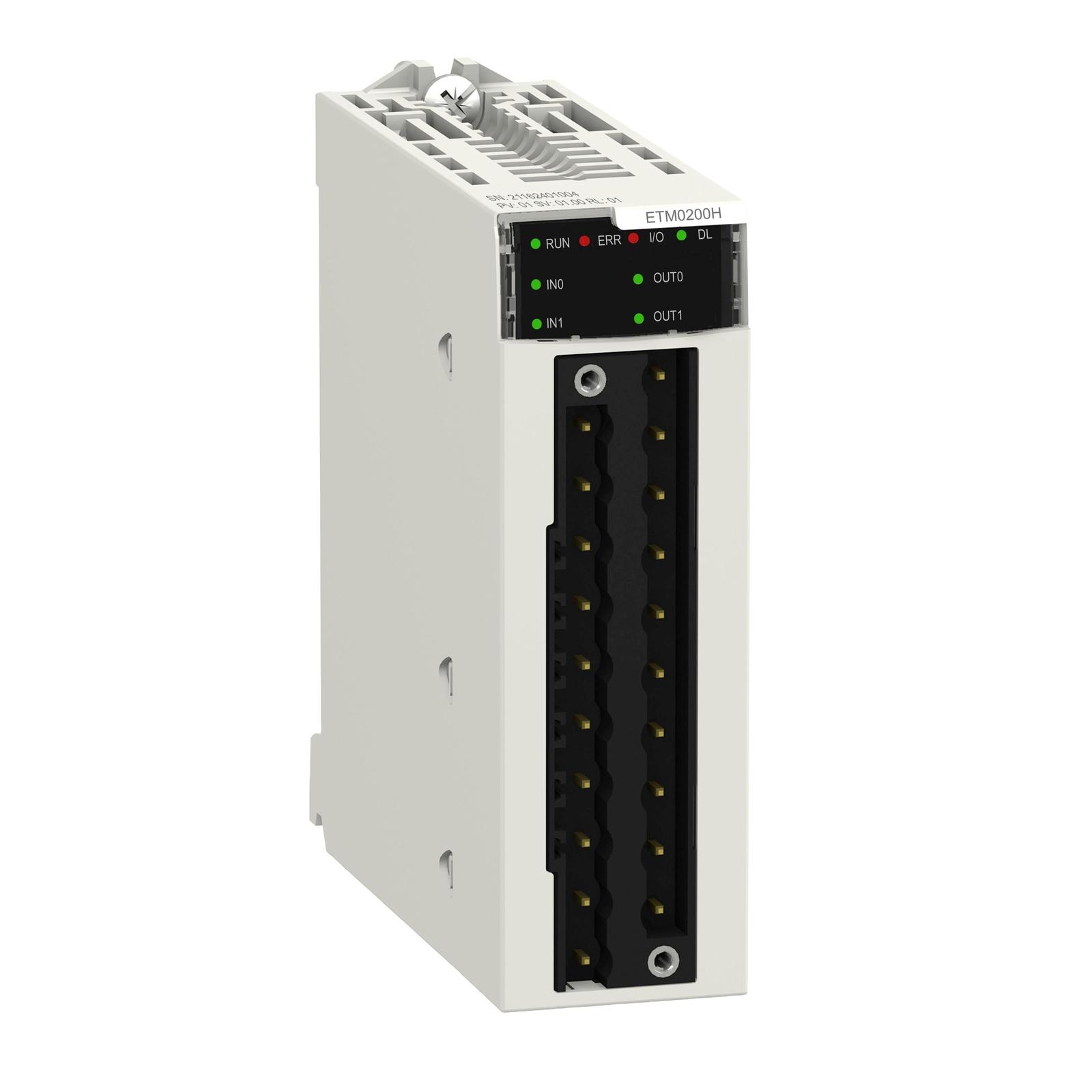 frequency module, Modicon X80, turbomachinery, input 2 channels, hardened
