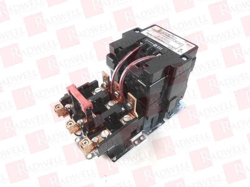NEMA motor starter, Type S, nonreversing, Size 3, 90A, 50HP at 460VAC, 5kA SCCR, 3 phase, 3 pole, melting alloy, 120VAC coil, open