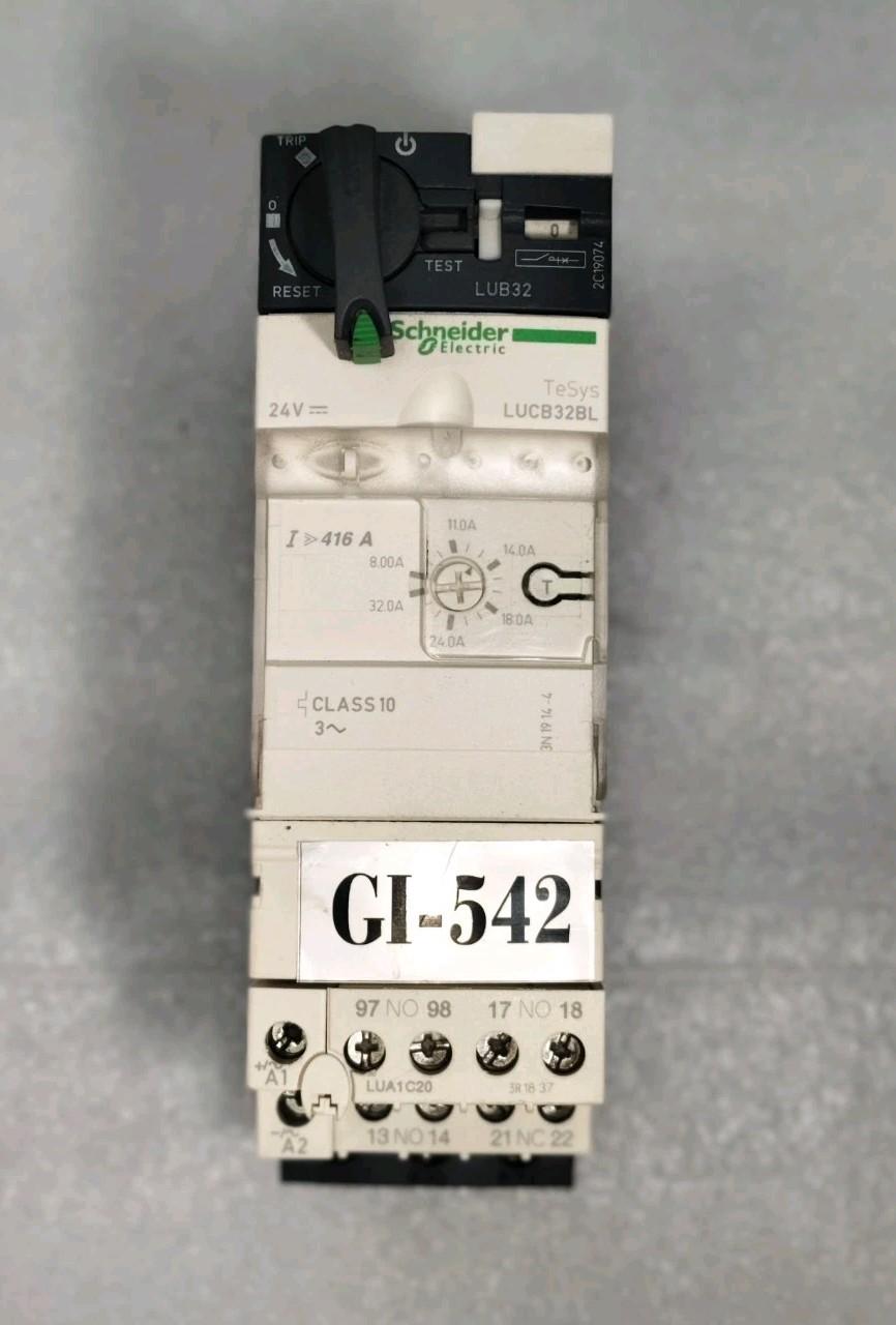 Advanced control unit, TeSys Ultra, 8A to 32A, 3P motors, protection & diagnostic, class 10, coil 24VDC