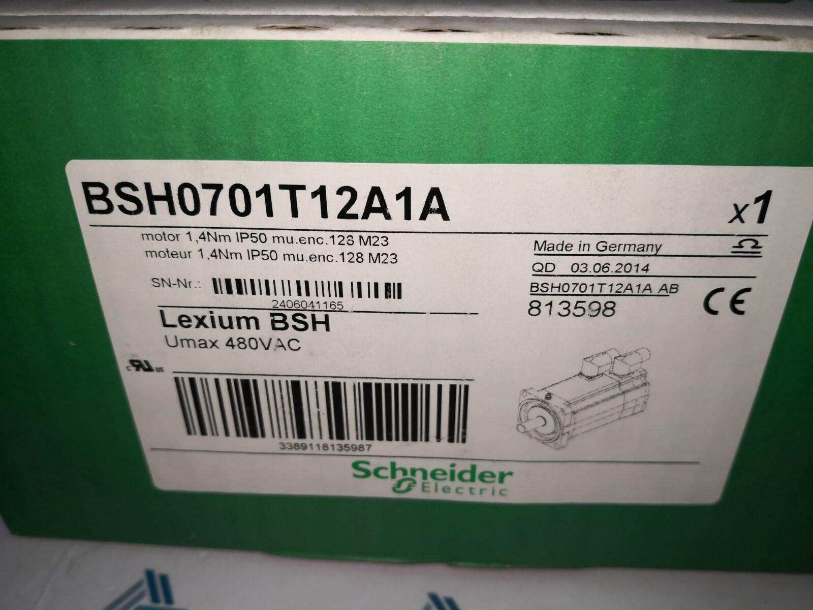 AC servo motor BSH, Lexium 05, 0.7N.m, 8000rpm, keyed shaft, without brake, IP50