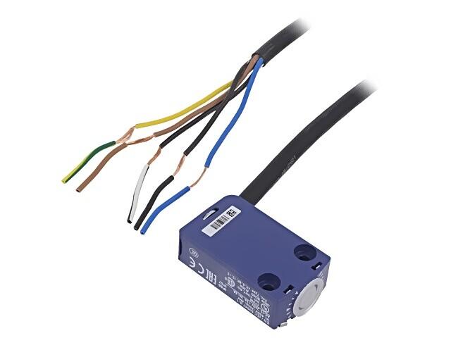 Limit switch body, Limit switches XC Standard, ZCMD, 1NC+1 NO, silver, snap action, connection, 1 m