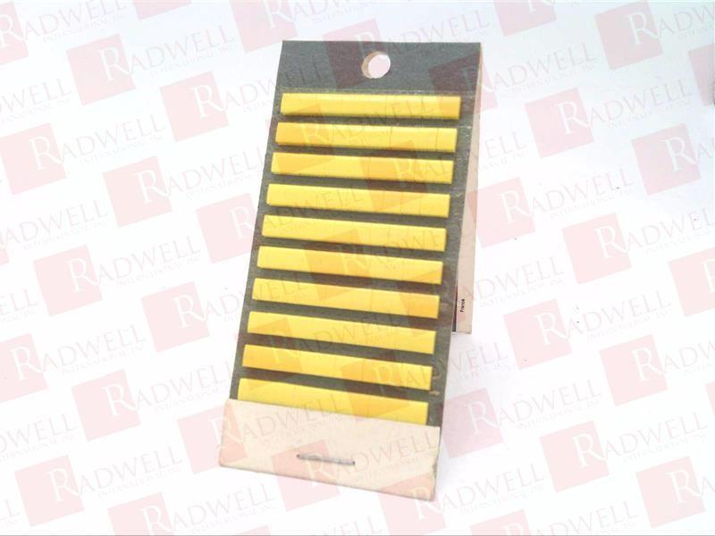 YELLOW CLIPIN CHARACTER SET OF 200 CHARACTER UNMARKED