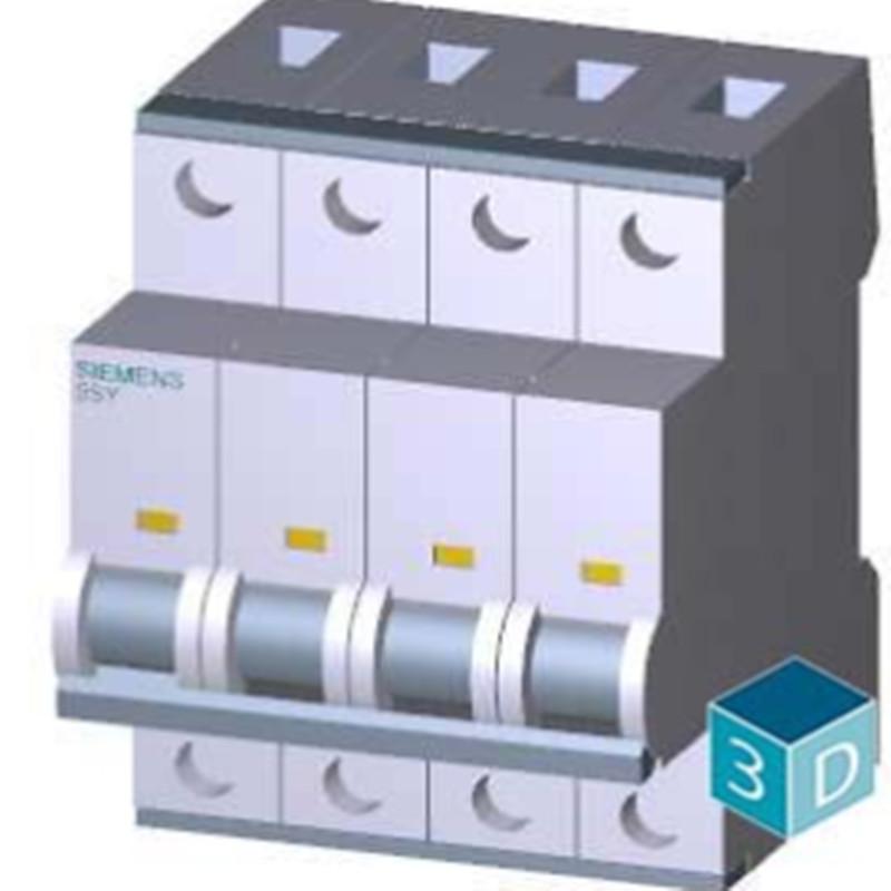 SUP PTOR 5SY4 4P 480V 1A 5K C-TRIP