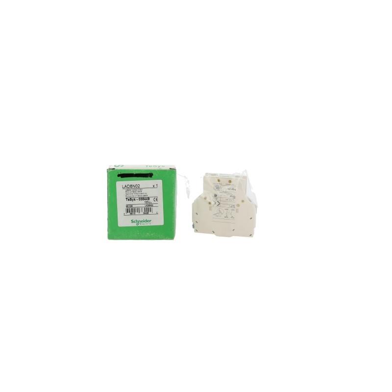 Auxiliary contact block, TeSys Deca, 2NC, side mounting, screw clamp terminals