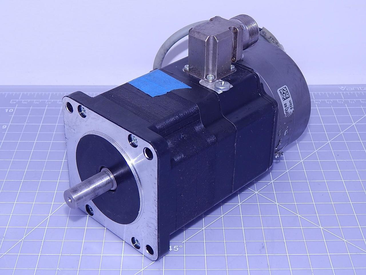 3-phase stepper motor - 2.26 Nm - shaft Ø 12 mm - L=68 mm - with brake - conn