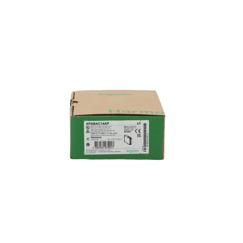 safety module, Harmony XPS, estop or guard, connected to supply terminals 24V AC or DC , no inputs, screw
