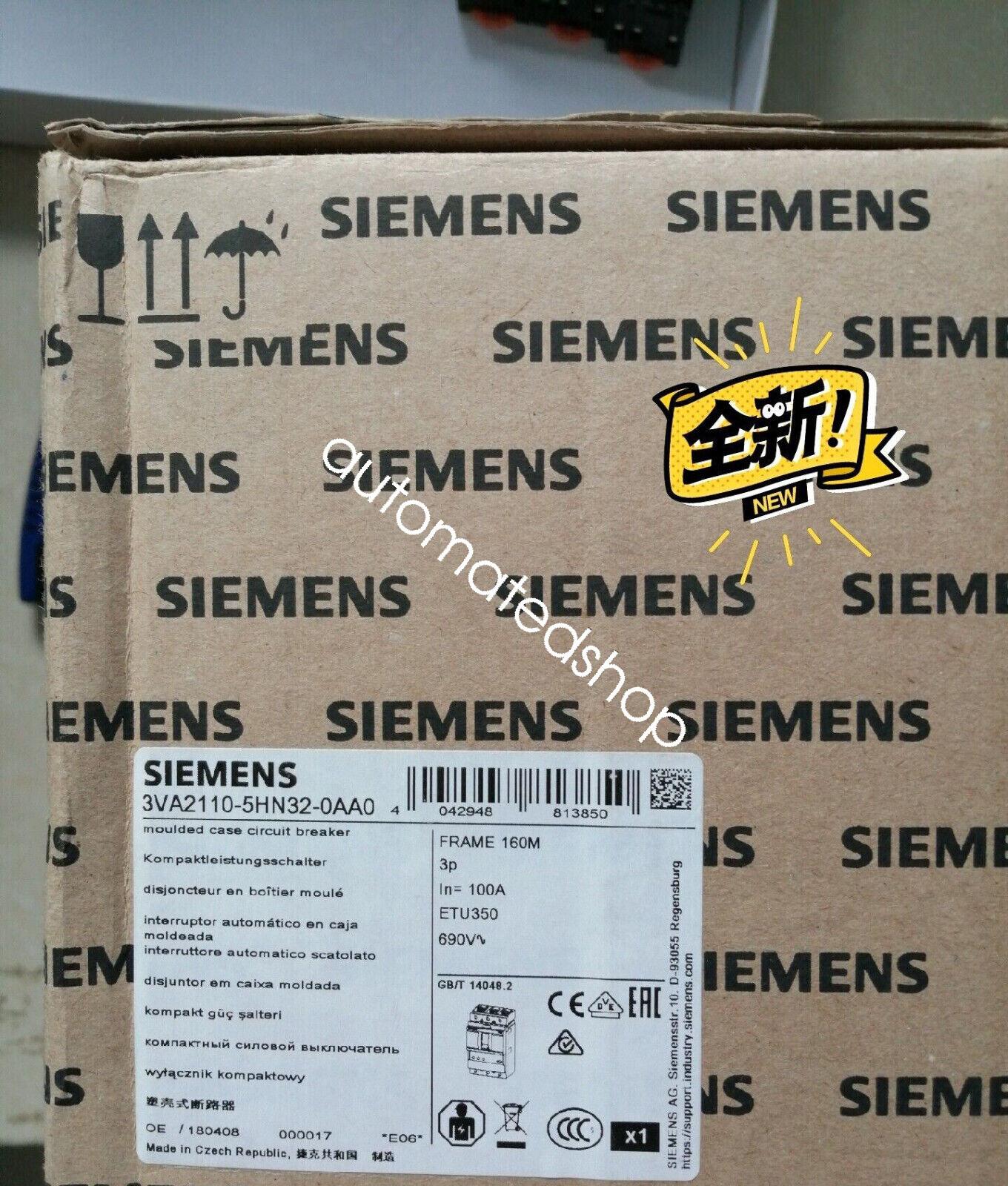 BRKR 3VA21 3P 100A 55KA ETU3-LSI NUT