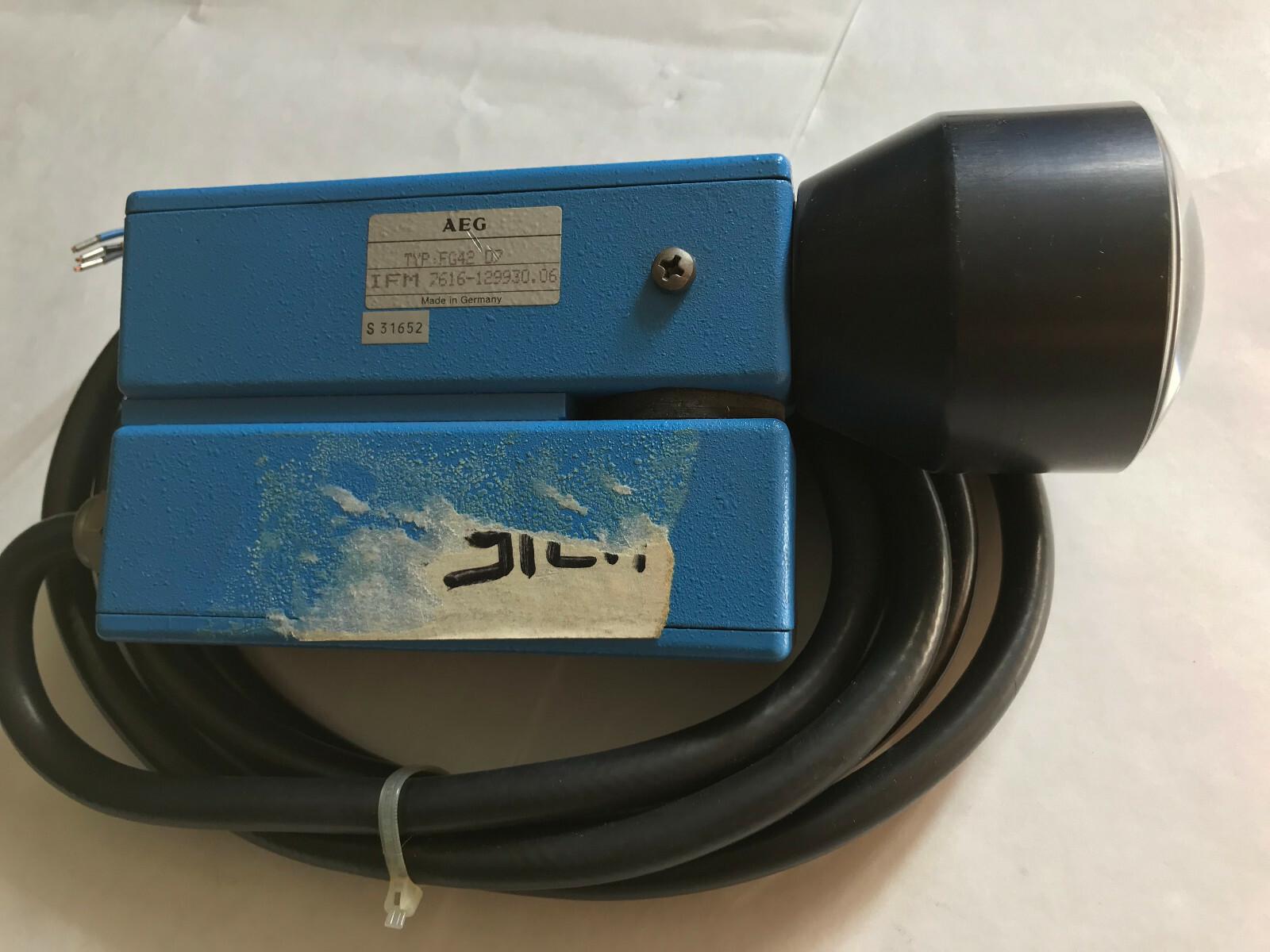FG42 D7 OPTICAL PHOTO ELECTRIC SENSOR,LENSE,IFM 7616-129930.06,FG42 07,TG