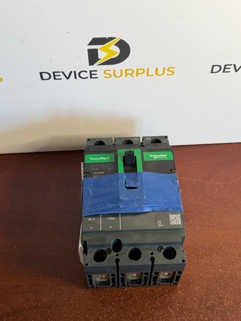 Circuit breaker, PowerPacT H, 80A, 3 pole, 600VAC, 14kA, lugs, thermal magnetic, 80%