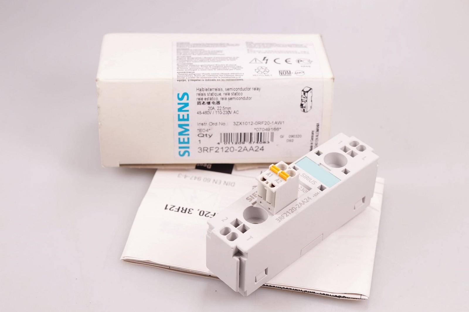 SS RELAY, 22.5MM, 20A, 460V, 230V, SPRING ZP