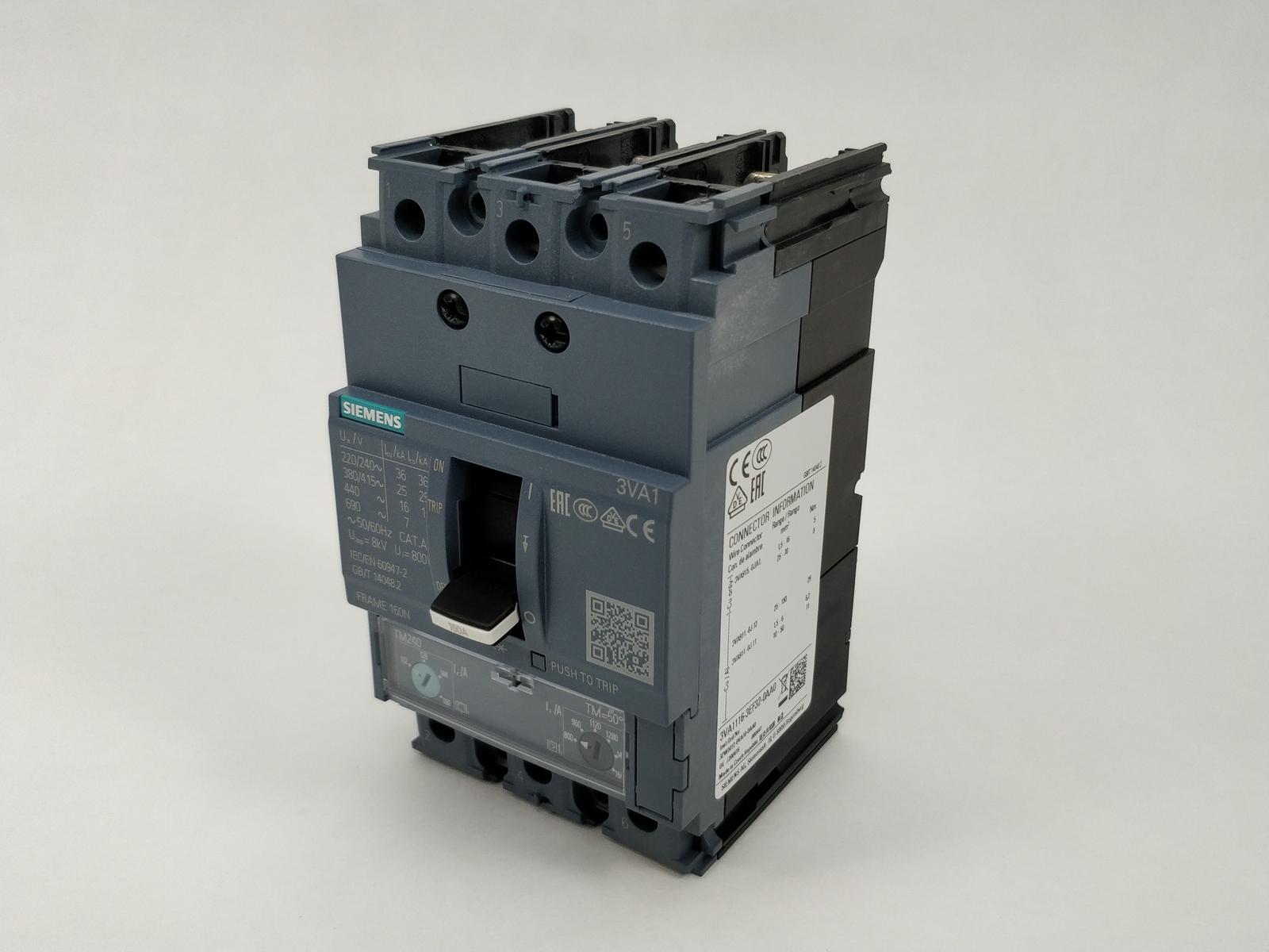 BRKR 3VA11 3P 160A 25KA ATAM NUT