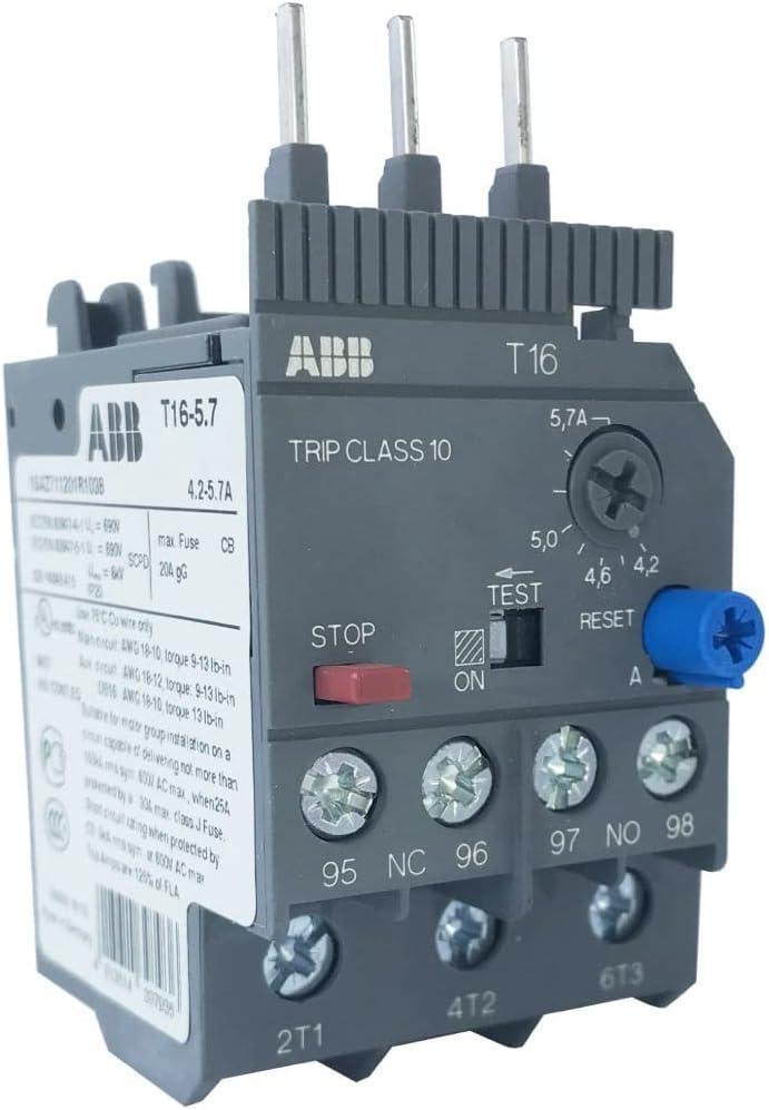T16-5.7 Thermal Overload Relay 4.2 ... 5.7 A