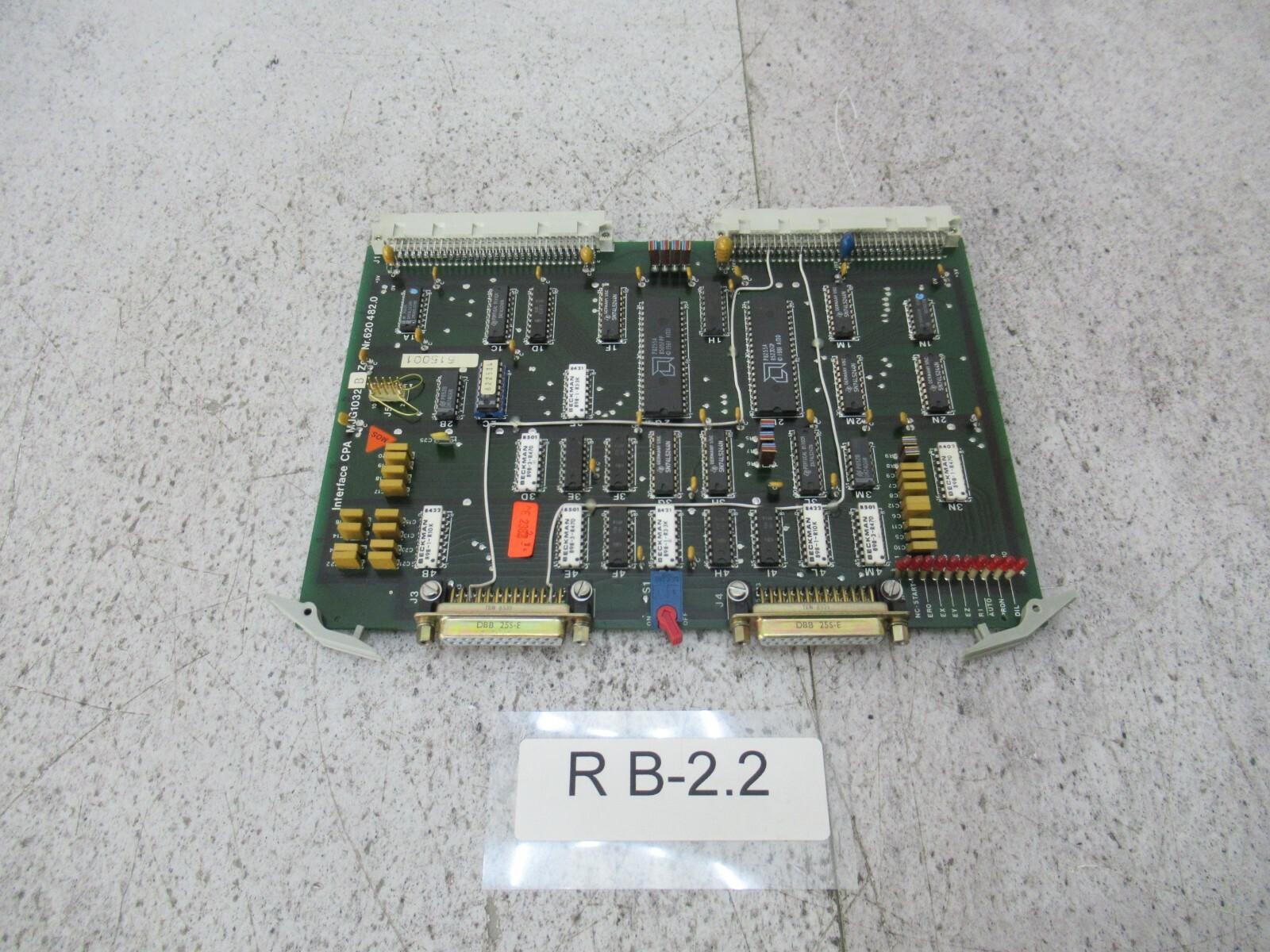 MJG1032B Systemsteuerung Interface CPA Platine Agie 620482.0