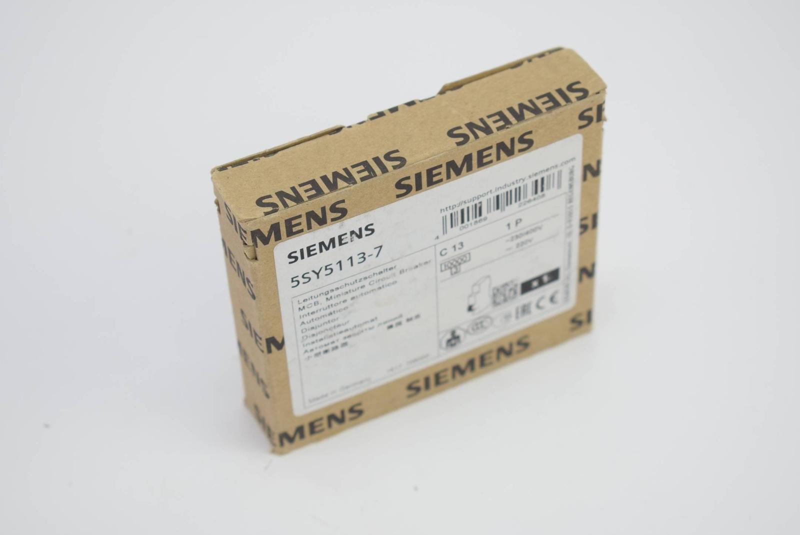 SUP PTOR 5SY5 1P IEC 230V 13A 10K C-TRIP