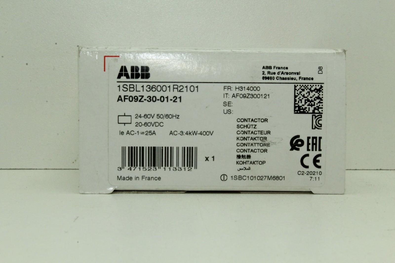 AF09Z-30-01-21 24-60V50/60HZ 20-60VDC Contactor