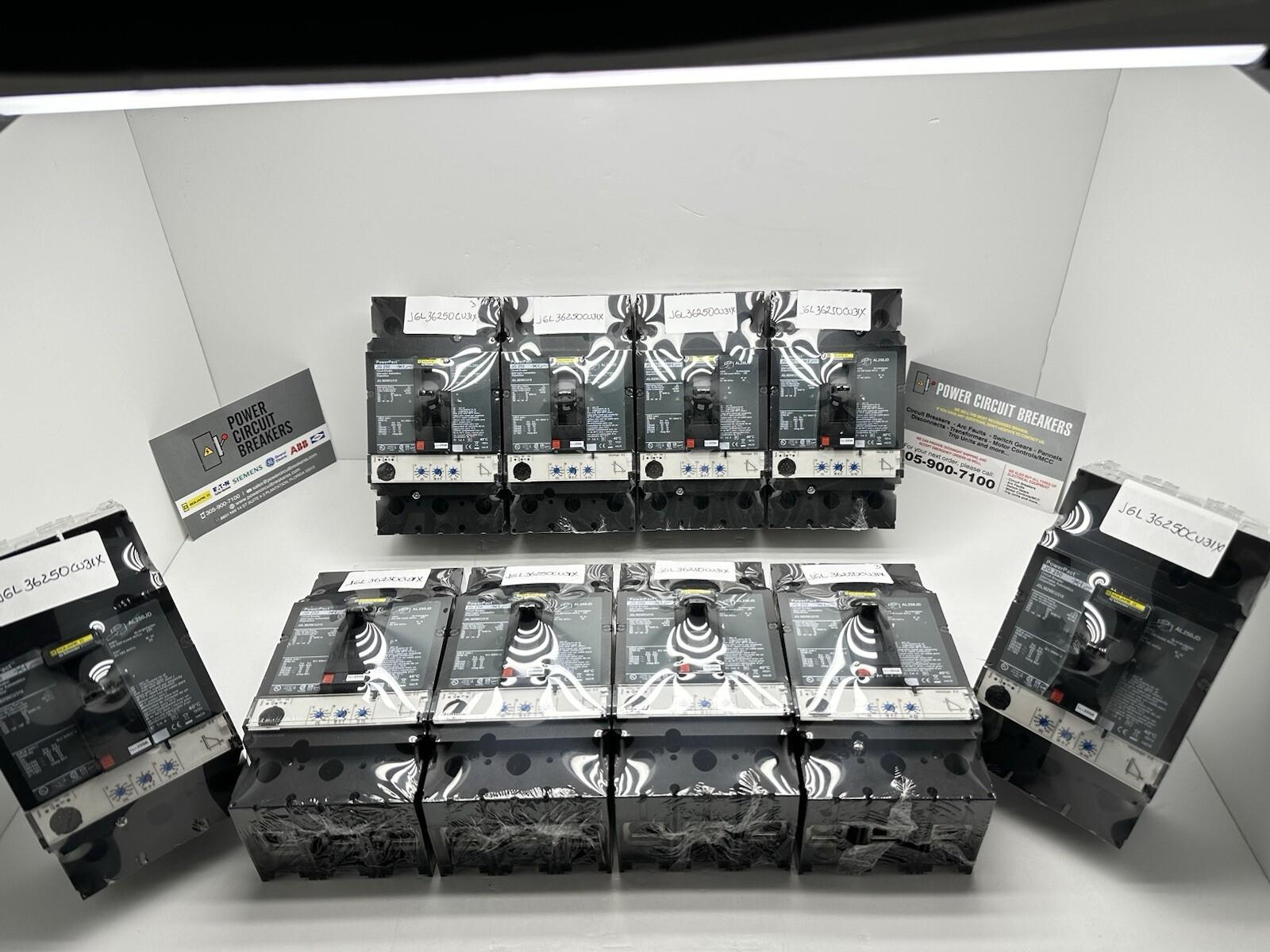 Circuit breaker, PowerPacT J, 250A, 3 pole, 600VAC, 18kA, lugs, Micrologic 3.2, 80%