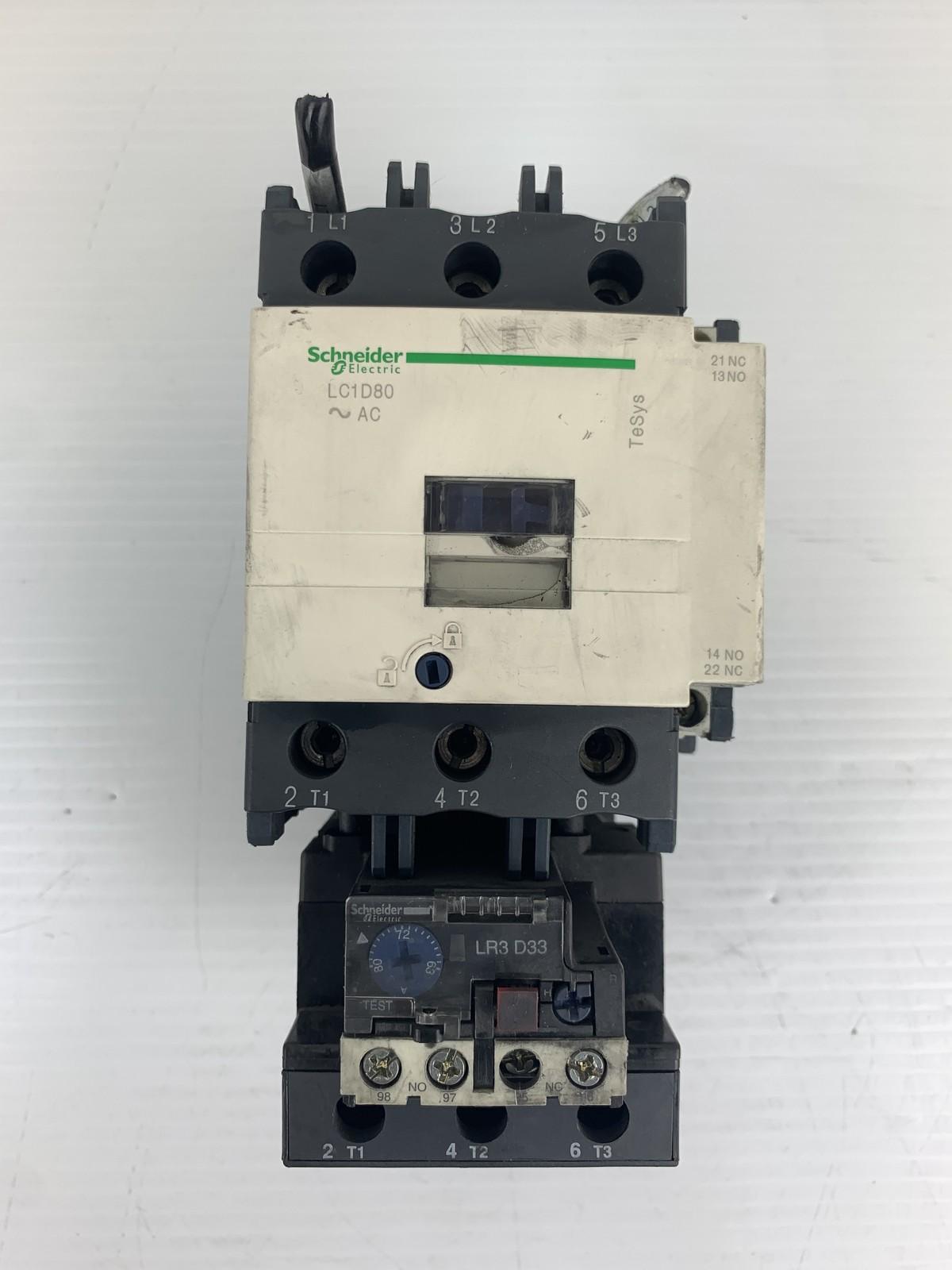 TeSys Deca thermal overload relays , 63...80A , class 10A