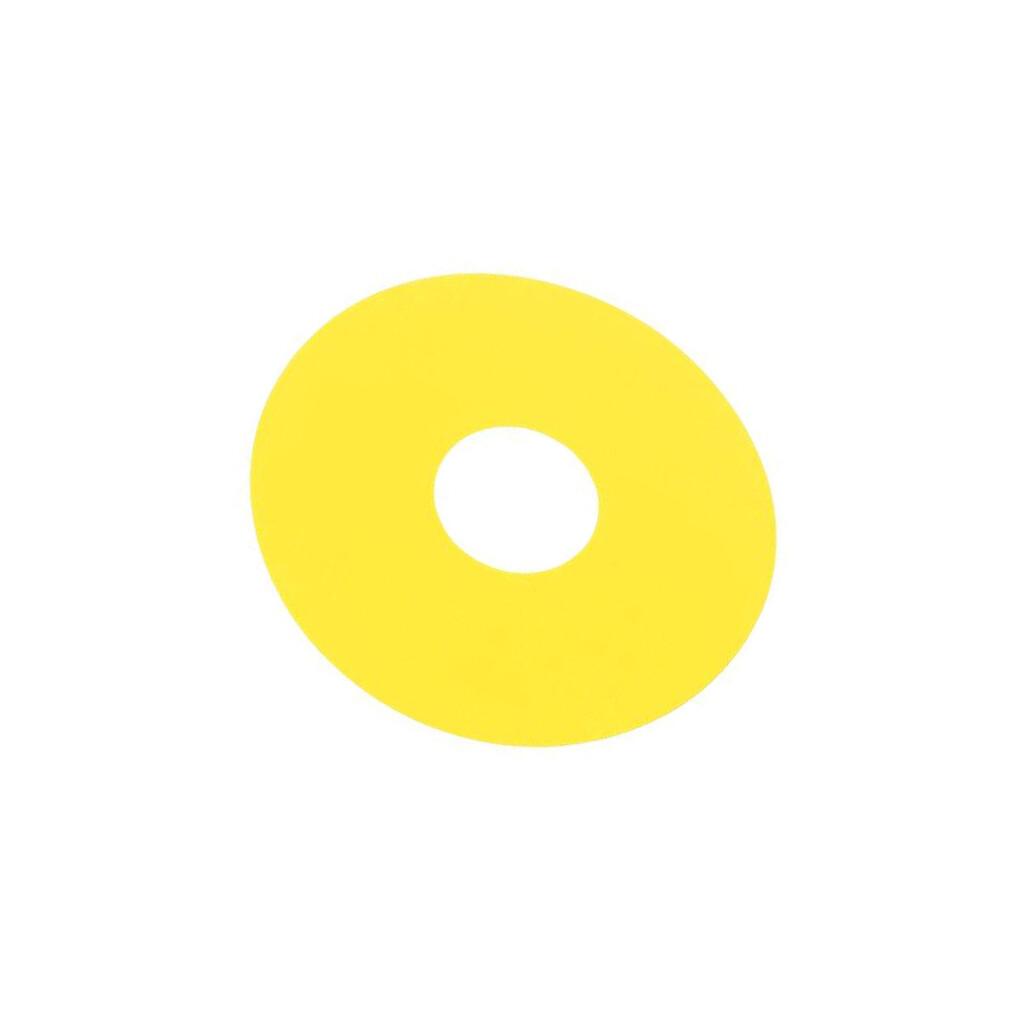 BACKING PLATE, YLW, O.D. 75MM, BLANK
