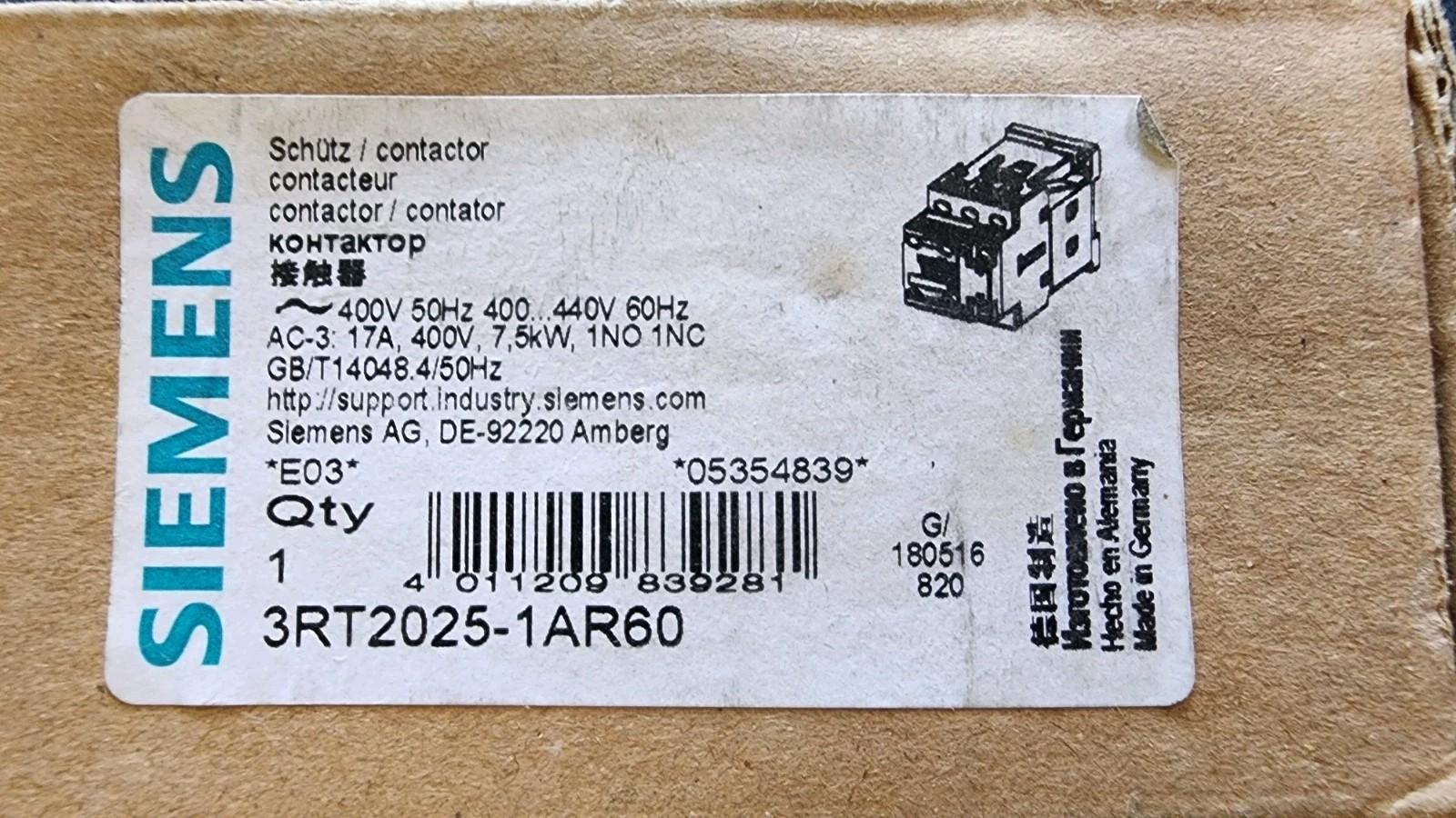 CONTACTOR S0 16A 400VAC 1NO/1NC SCRW