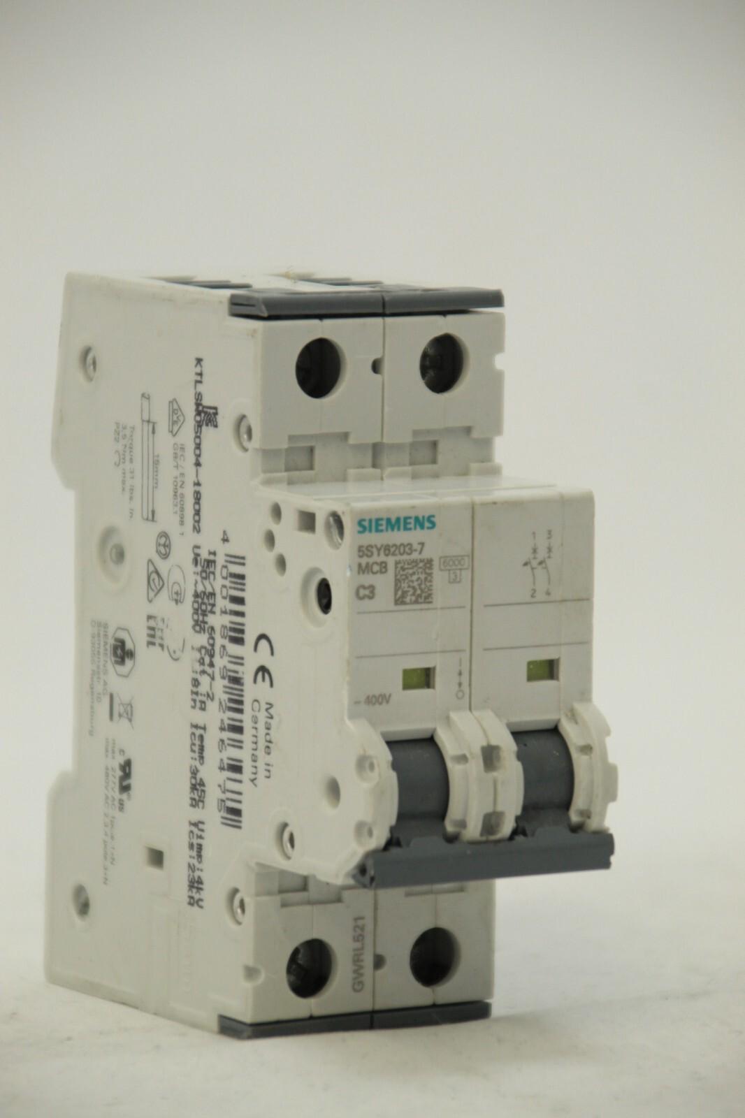 SUP PTOR 5SY6 2P 480V 3A 5K C-TRIP