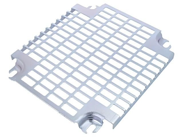 Monobloc perforated plates H300xW250mm with universal perforations 11x26mm