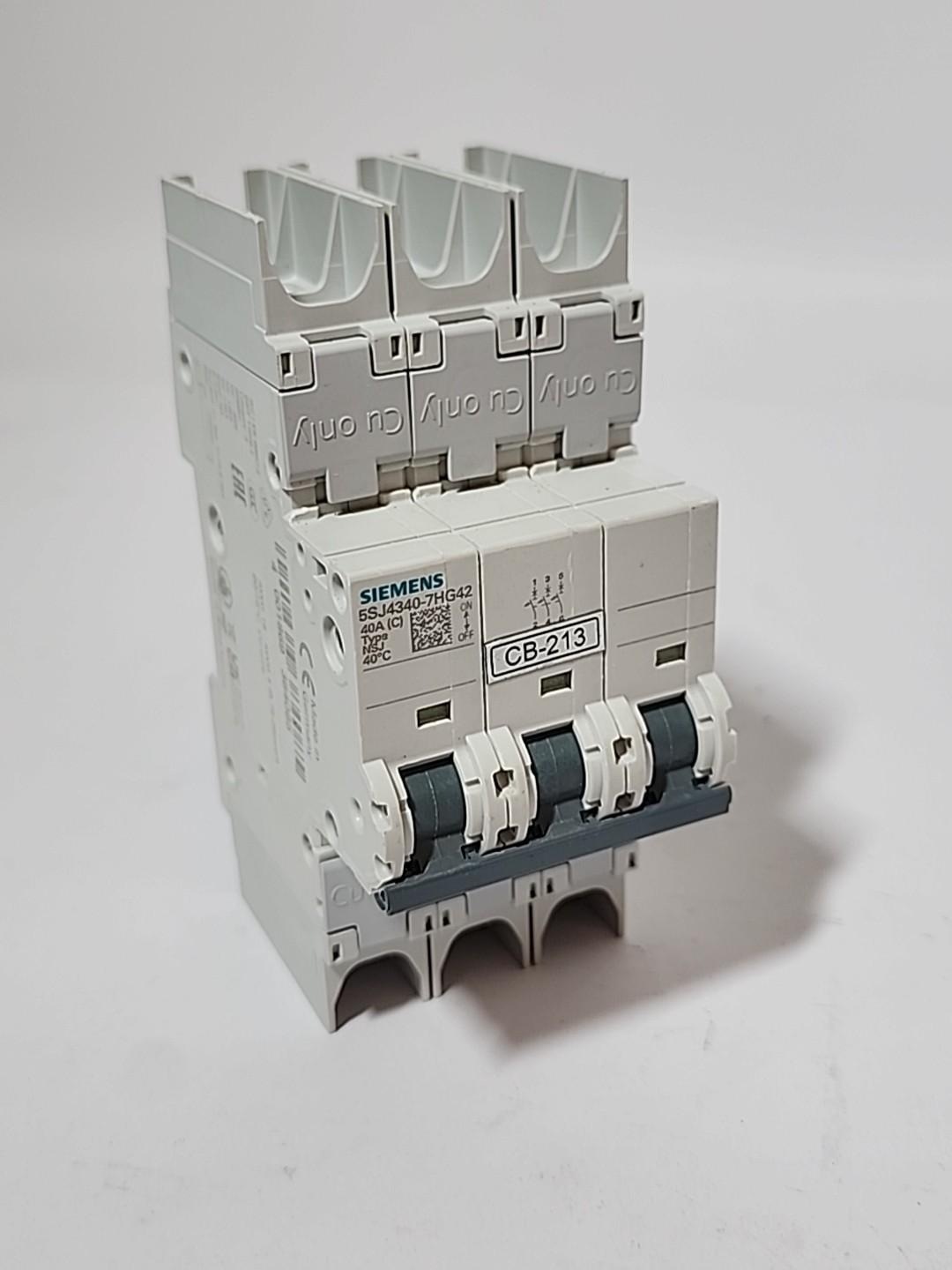 MCB 5SJ4 3P 480/277 40A 10K C-TRIP